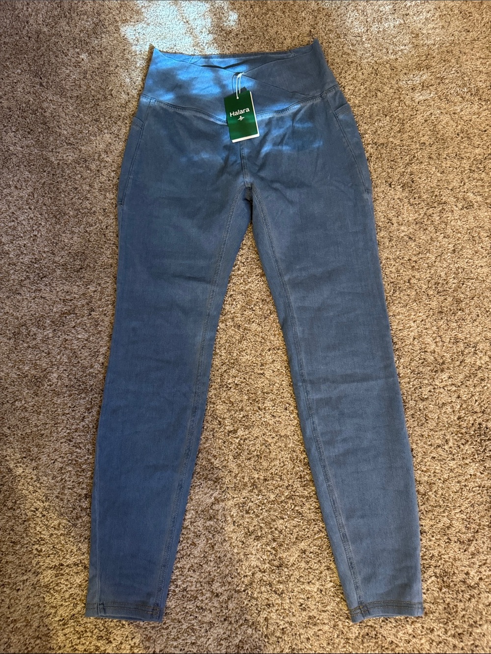 HALARA Slate Blue High-Rise Leggings